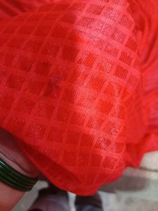 Elegant party Red Embellished stone Saree blouse p