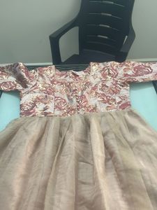 Peach Ethnic Gown