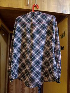 Casual Checker Shirt For Womens