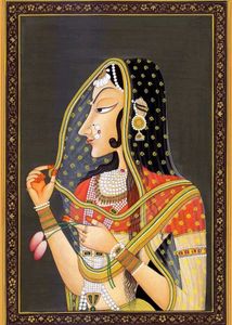 Radha Bani Thani Painting
