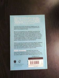 &#34;Everything Is F*cked&#34; - Mark Manson Book