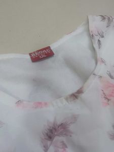 Pink Flower Kaftan Top....❤️