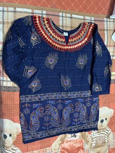 Jaipuri Kurta Fake Mirrow Work