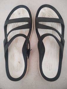 Crocs Black and white Sandals