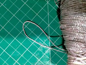 Lilac Shiny Crochet Yarn.
