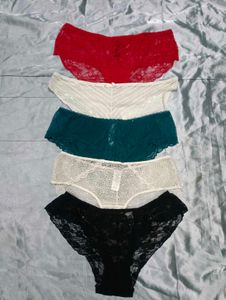 Lace Panty Bundle - 5 Pairs