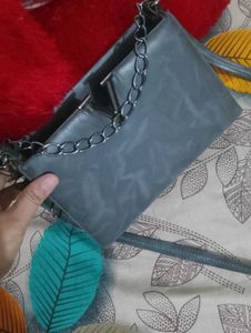 Stylish Grey Handbag