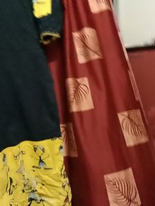 Cotton Black Kurta