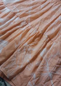 Peach Floral Top