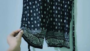 Black &amp; White Print Jumpsuit