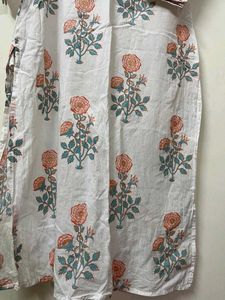 Floral Print Cotton Kurti