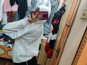 White Graphic Hoodie