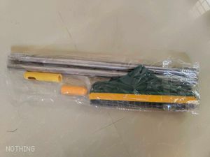 2in1 Floor Scrub Brush with Long Adjustable Handle