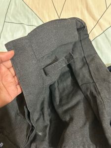 Pleated Gray And Blue Skirt Combo