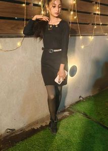 Its New Black Bodycone Dress For Party