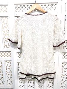 Lace Bow Top B
