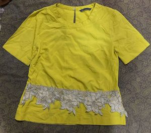 Top With Gold Lace