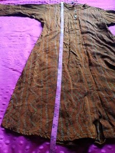 Vintage Brown Tunic Top