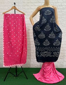 🍁 BANDHANI DRESS MATERIAL🍁