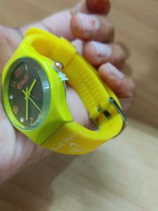Stylish Yellow Watch