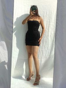 Black Bodycon Mini Dress
