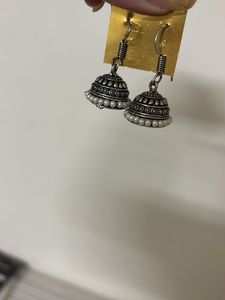 Green Printed Kurti With Tag And Free Earrings