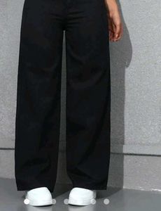 Flared Jet Black Jeans