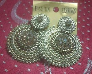 Golden Drop Earrings