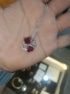 Silver Pendent/Chain With Hallmark