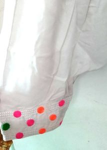 White Embroidered Salwar Kameez 300 Me Hi Milega