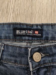 Sc9273 Blue Coin Jeans Waist 26