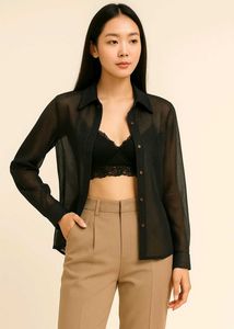 Sheer Black shirt