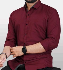 Maroon Casual Shirt