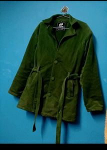 Green Long Blazer For Girls