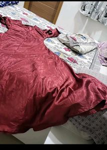 Maroon Maxi Dress