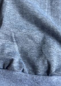 Gray Zip-Up Jacket with Sleeve Detail