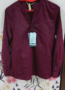 Deep Mehroon Kurta Style Tunic