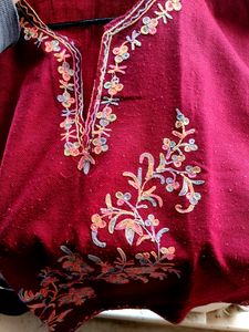 Kashmiri Embroidered Firan For Girls Age 4
