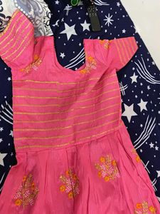 Unused,newlook,Embroidered Ethnic long gown