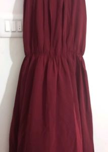 Two Maroon Dresses