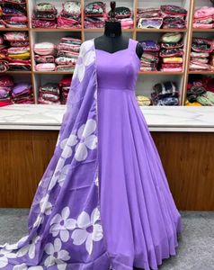 Georgette Suit Duptta Set- Ethnic Gown