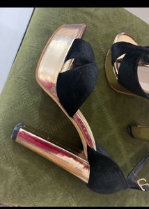Black &amp; Gold Heels