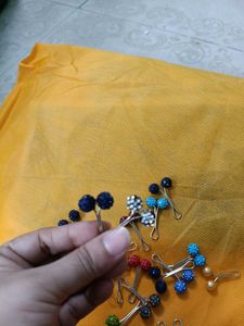 Colorful Crystal Hijab Pins 4 Pin