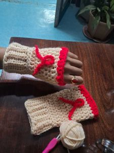 Crochet Fingerless Gloves