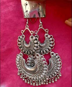 Set Of 3 Oxidised Earings