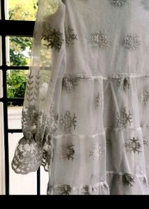 Beautiful Silver Grey Dress