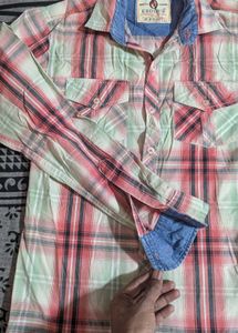 Multicolored Mens Casual Shirt