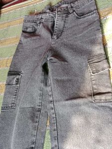 Grey Denim Jeans