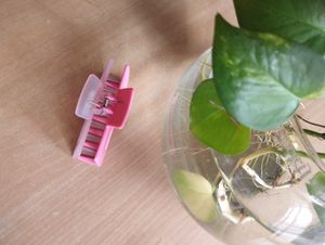 Pink Hair Claw Clip