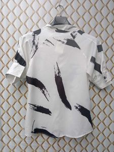 New With Tag Korean Satin Printed Shirt